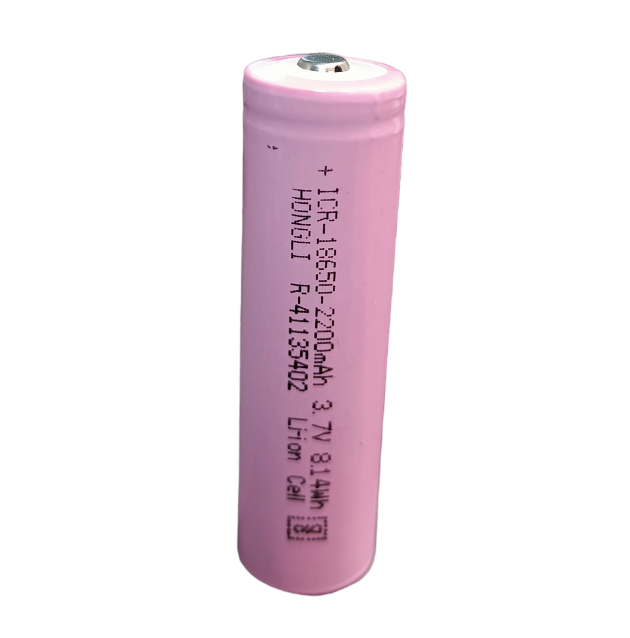 Rechargeable battery 18650 Li-Ion 2200 mAh 3.7V